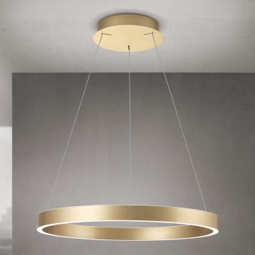 LED dimbar pendellampa med vajer KOLK LED/60W/230V 2700/3000/4000K Ø 60 cm guld