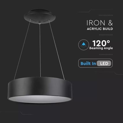 LED-dimbar pendellampa med vajer LED/20W/230V