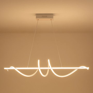 LED dimbar pendellampa på vajer LED/50W/230V 3000-6500K 100 cm + fjärrkontroll