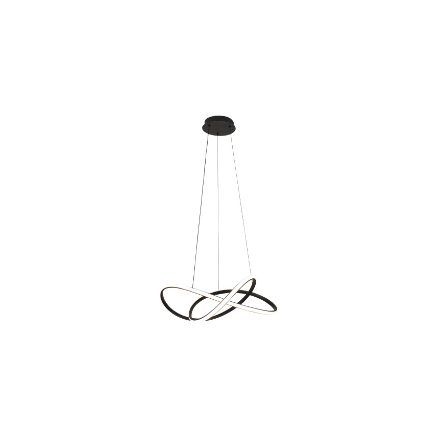 Dimbar LED-pendel på vajer LED/85W/230V 3000–6500K Ø60 cm + fjärrkontroll