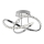 LED dimbar plafondlampa ABRO LED/26W/230V blank krom
