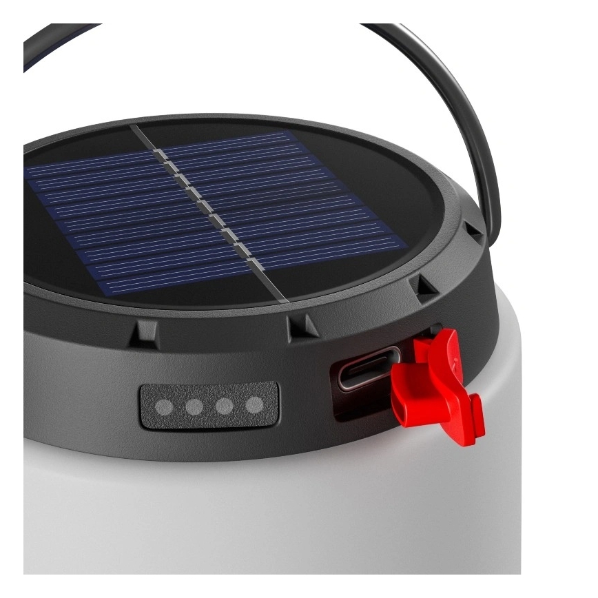 LED-dimbar portabel solcellsuppladdningslampa LUMINA TUBO LED/5V 800 mAh