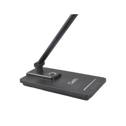 LED Dimbara bordslampa med USB LED/9W/230V 3000K/4000K/5500K svart
