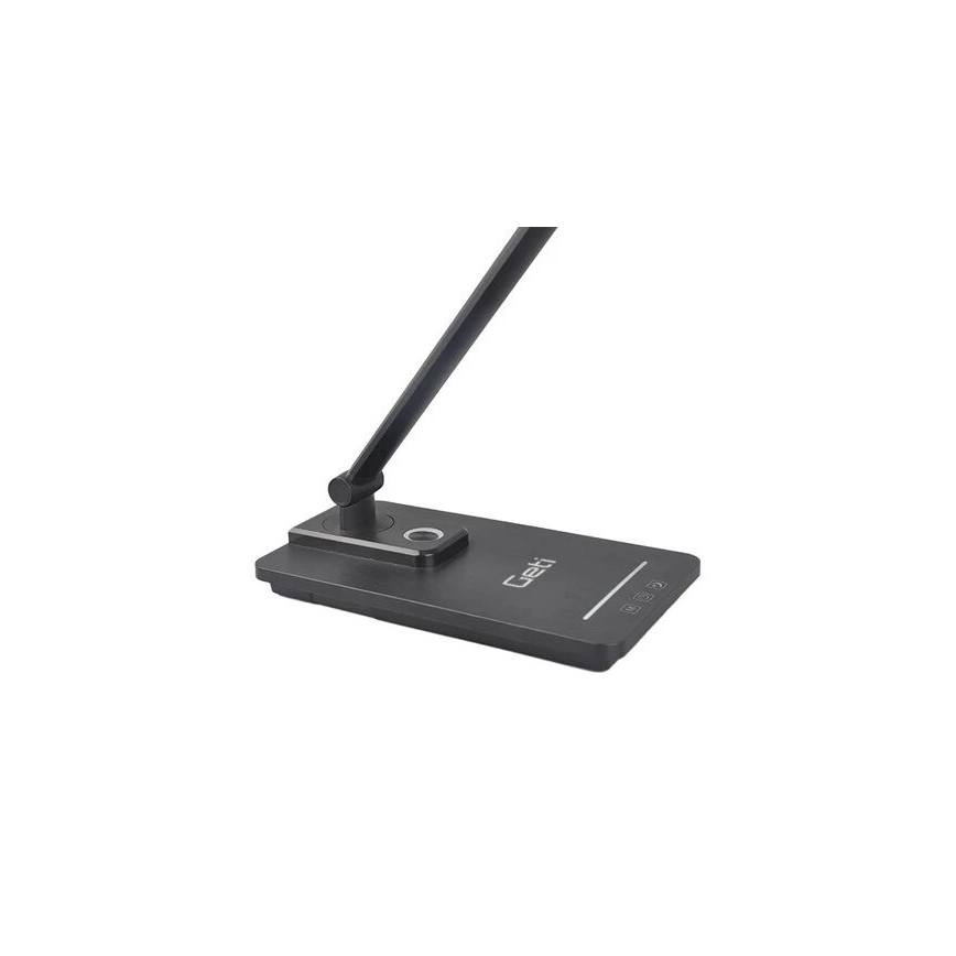 LED Dimbara bordslampa med USB LED/9W/230V 3000K/4000K/5500K svart