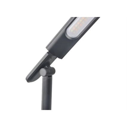 LED Dimbara bordslampa med USB LED/9W/230V 3000K/4000K/5500K svart