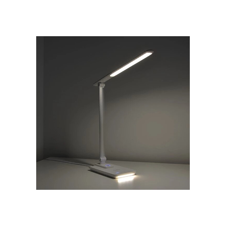 LED Dimbart skrivbordslampa med USB LED/9W/230V 3000K/4000K/5500K vit