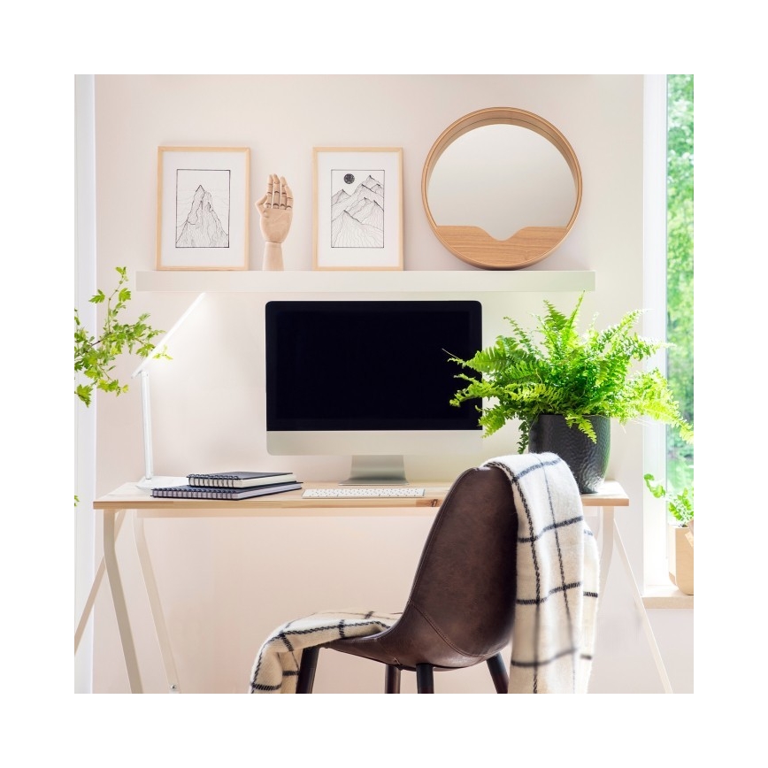 LED Dimbart skrivbordslampa NOBLITE N LED/7W/230V 3000/4000/6500K vit