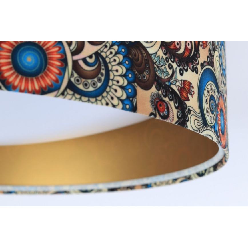 LED Dimbart SMART GALAXY LED/24W/230V Ø 44 cm Flerfärgad/Guld 3000-6500K + fjärrkontroll