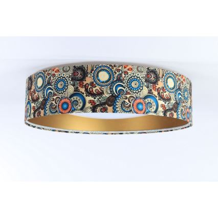 LED Dimbart taklampa SMART GALAXY LED/36W/230V Ø 55 cm 2700-6500K Wi-Fi Tuya Flerfärgad/guld + fjärrkontroll