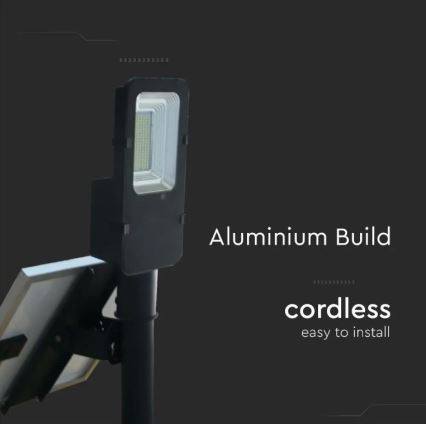 LED Dimbart solarlampa för utomhusbruk LED/50W/6,4V 6000K IP65 50000 mAh + fjärrkontroll