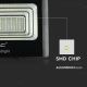 LED Dimbar solcell strålkastare LED/40W/10V 4000K IP65 + fjärrkontroll