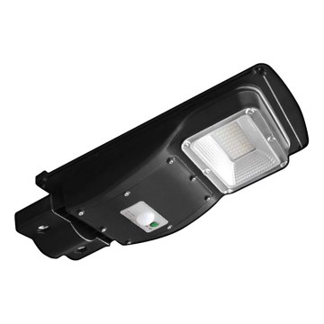LED dimbar solcellsgatlykta med rörelse- och skymningssensor LED/6W/3,2V 6000K IP65 5000 mAh svart + fjärrkontroll