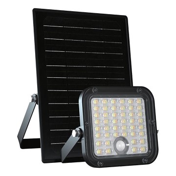 LED dimbar solcellsreflektor med sensor LED/10W/3,7V 4000/6000K IP65 3600 mAh + fjärrkontroll
