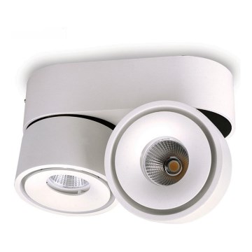 LED Dimbar spotlight LAHTI MINI 2xLED/9W/230V 3000K CRI 90 vit