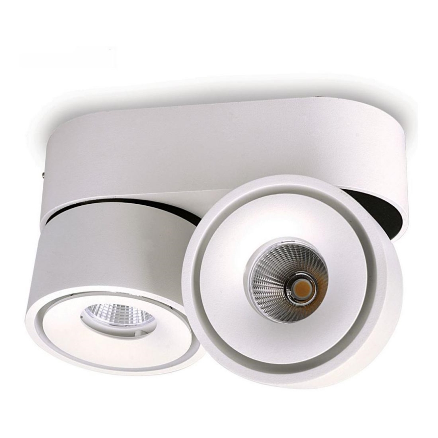LED Dimbar spotlight LAHTI MINI 2xLED/9W/230V 3000K CRI 90 vit