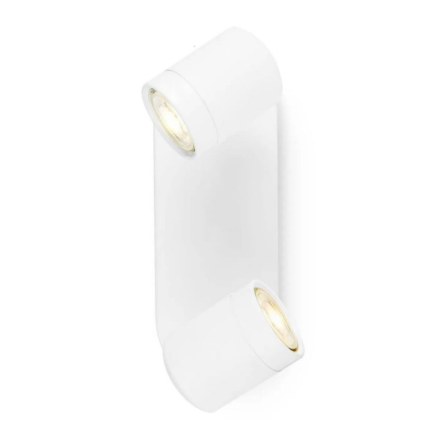 LED Dimbar spotlight MANU 2xGU10/5,8W/230V vit