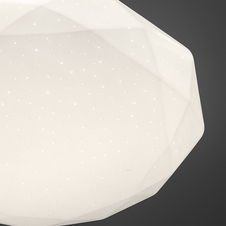 Dimbart LED-takarmatur HEX LED/72W/230V 3000-6000K Ø 50 cm vit + fjärrkontroll