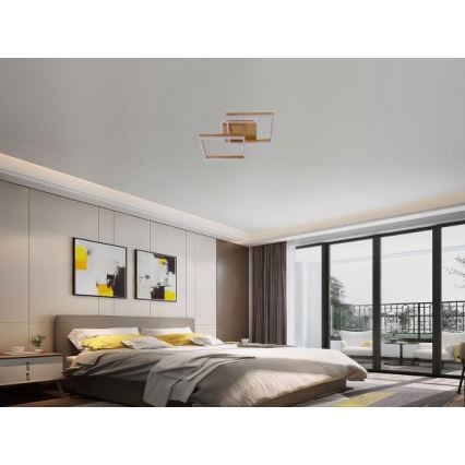 LED dimbar takarmatur LED/80W/230V 3000-6500K + fjärrkontroll