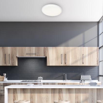 LED Dimbar Takbelysning CRUZ med en Fjärrkontroll  1xLED/66W/230V 3300lm