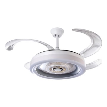 LED Dimbar takfläkt LED/60W/230V 3000-6000K diameter 50 cm vit + fjärrkontroll