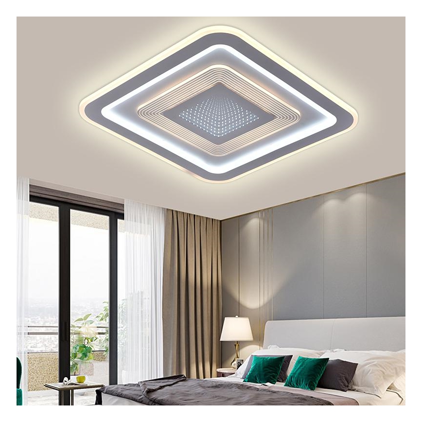 LED Dimbart takarmatur i tak 105W 230V 3000-6500K + fjärrkontroll