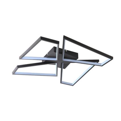 LED Dimbart takarmatur i tak 115W/230V 3000-6500K svart + fjärrkontroll