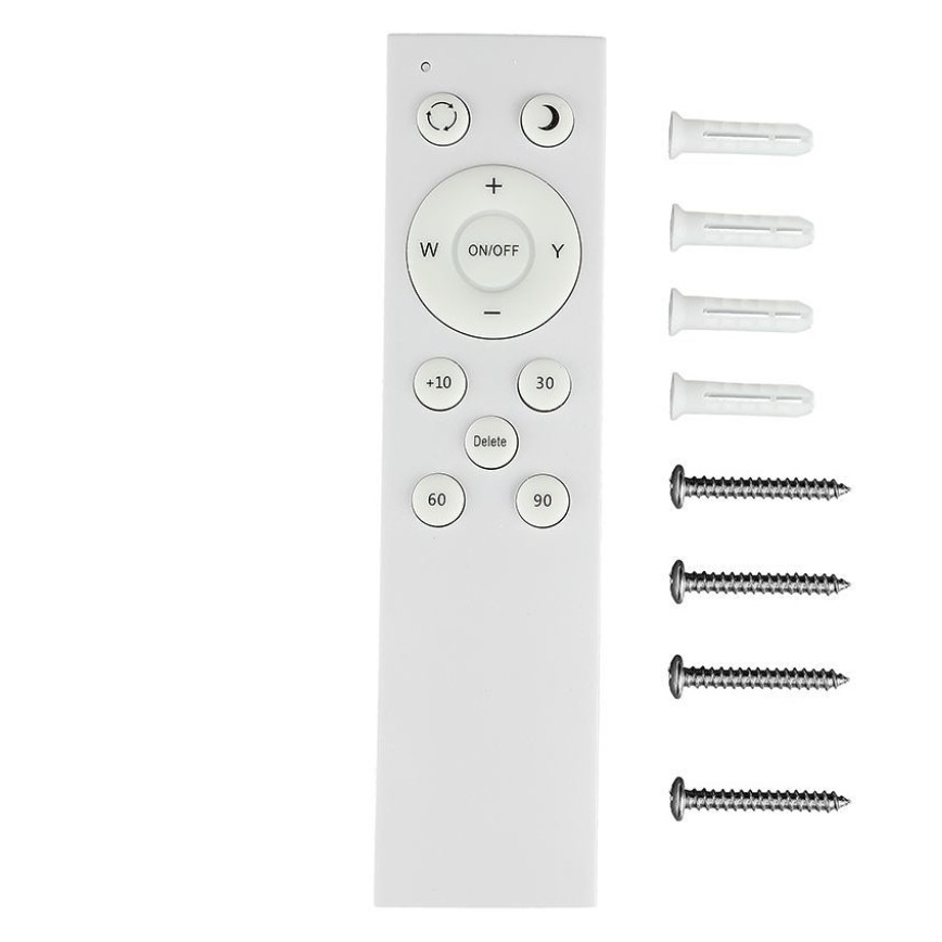 LED Dimbart takarmatur LED/60W/230V 3000K/4000K/6500K Ø 50 cm + fjärrkontroll
