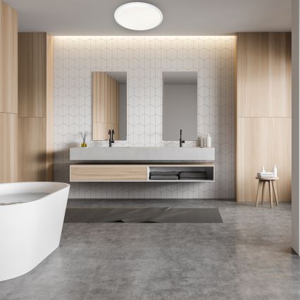 LED dimbar taklampa CRUZ med fjärrkontroll LED/66W/230V 3300lm