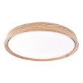 LED dimbar taklampa ILVI LED/45W/230V 2700-6500K diam. 50 cm beige + fjärrkontroll