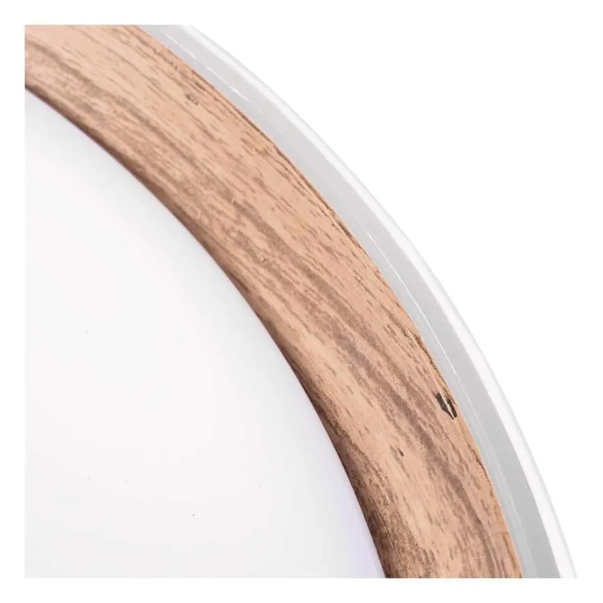 ILVI dimbar LED-taklampa 45W/230V 2700–6500K Ø 50 cm vit/beige + fjärrkontroll
