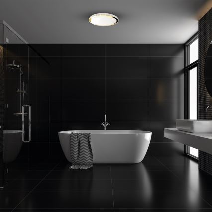 LED Dimbart takarmatur LAYLA LED/50W/230V 3000/4000/6000K guld + fjärrkontroll