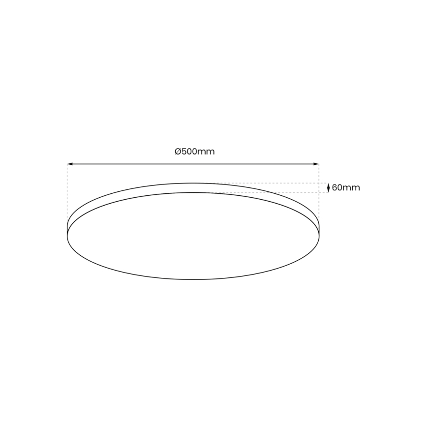 LED Dimbart takarmatur LAYLA LED/50W/230V 3000/4000/6000K guld + fjärrkontroll
