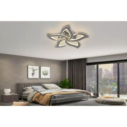 LED Dimbart takmonterat takarmatur LED/100W/230V 3000-6500K + fjärrkontroll