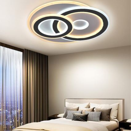 LED Dimbart takarmatur i tak 105W 230V 3000-6500K + fjärrkontroll