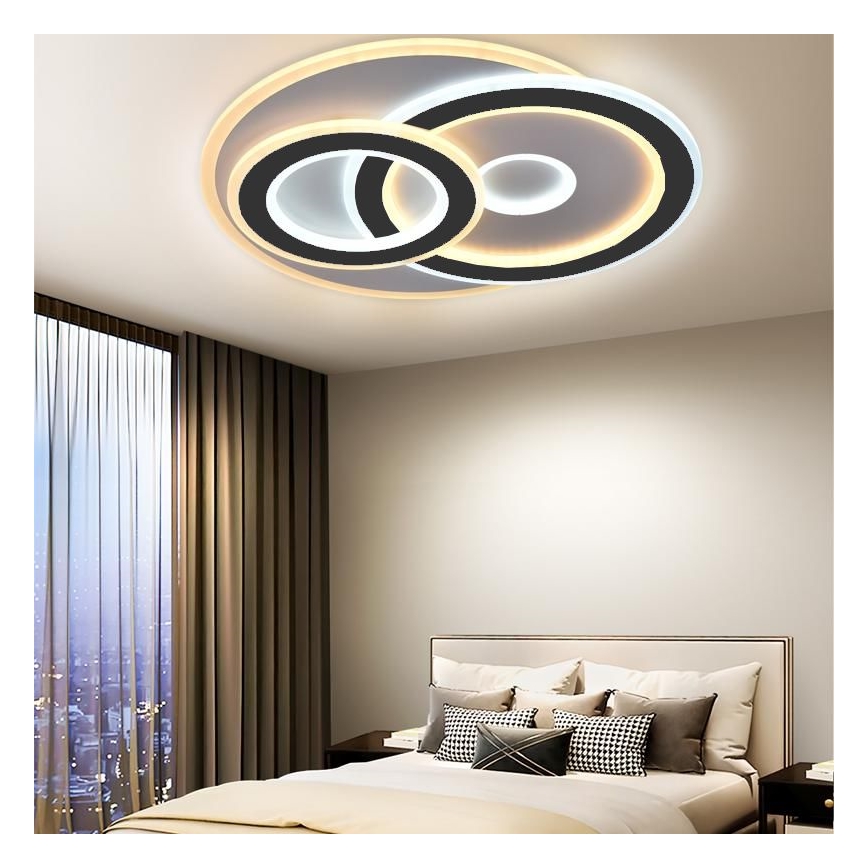 LED Dimbart takarmatur i tak 105W 230V 3000-6500K + fjärrkontroll