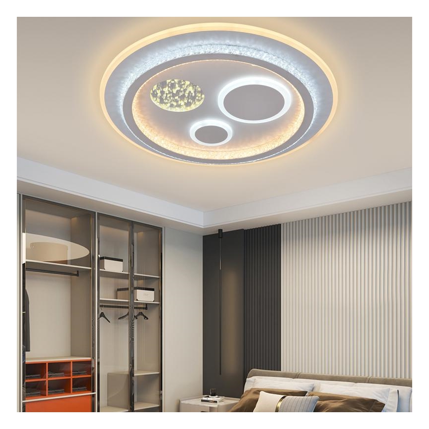 LED Dimbart takarmatur i tak 110W/230V 3000-6500K + fjärrkontroll