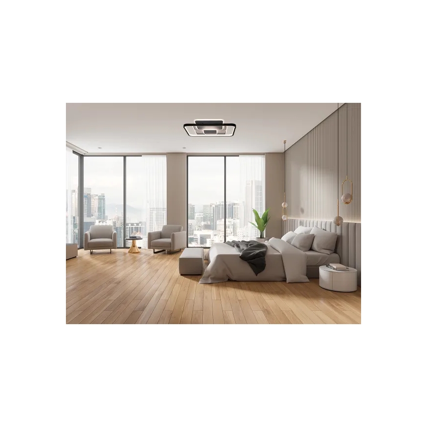 LED Dimbar taklampa LED/110W/230V 3000-6500K vit + fjärrkontroll