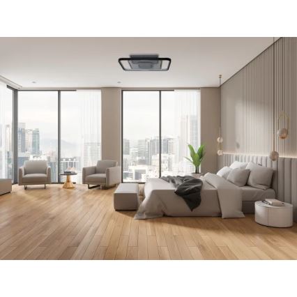 LED Dimbar taklampa LED/110W/230V 3000-6500K vit + fjärrkontroll