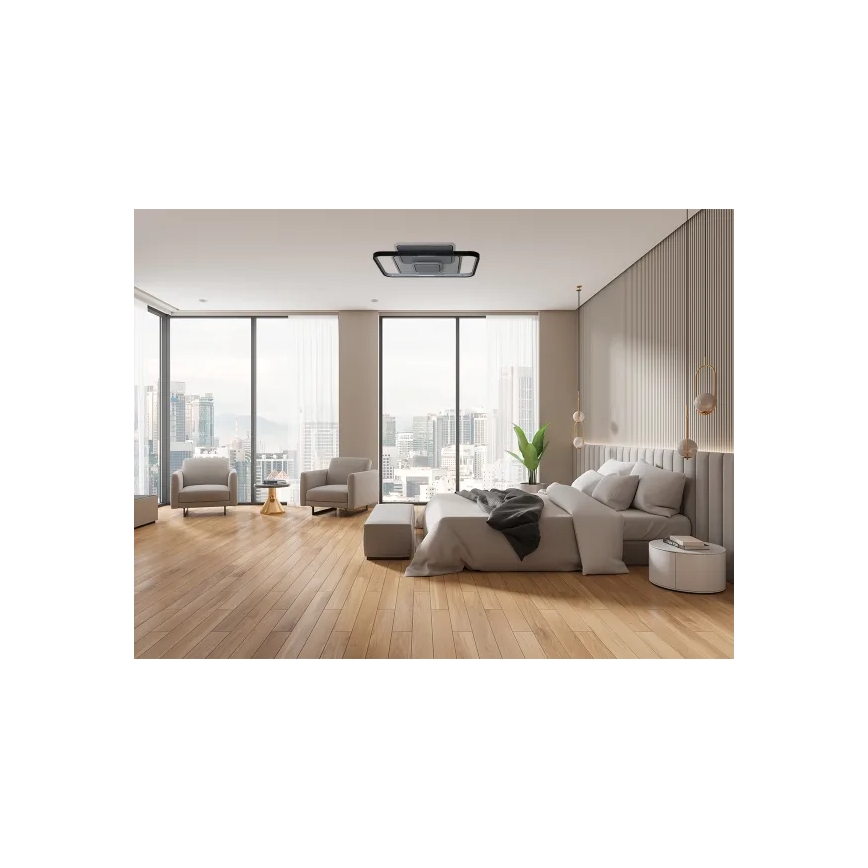 LED Dimbar taklampa LED/110W/230V 3000-6500K vit + fjärrkontroll