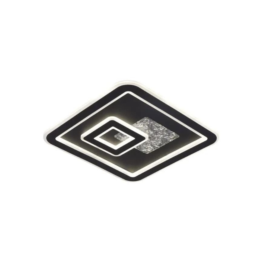 LED Dimbar taklampa LED/110W/230V 3000-6500K svart + fjärrkontroll