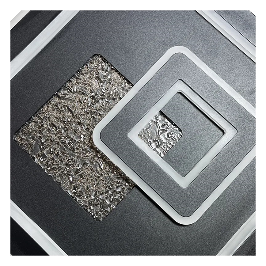 LED Dimbar taklampa LED/110W/230V 3000-6500K svart + fjärrkontroll