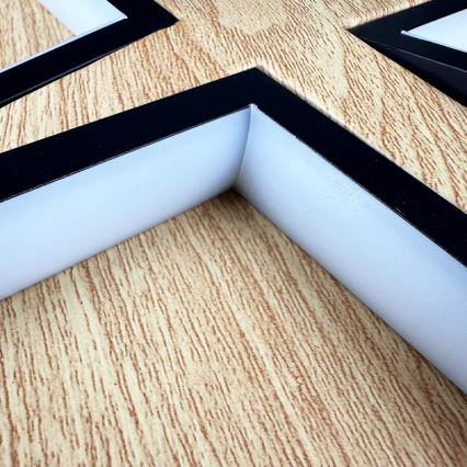 LED Dimbart takarmatur i tak 115W/230V 3000-6500K brun/svart + fjärrkontroll