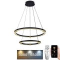 LED Dimbar taklampa LED/130W/230V 3000-6500K Ø 60 cm + fjärrkontroll