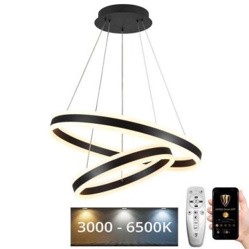 LED Dimbar taklampa LED/135W/230V 3000-6500K Ø 60 cm + fjärrkontroll