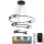 LED dimbar taklampa LED/170W/230V 3000-6500K Ø 80 cm + fjärrkontroll