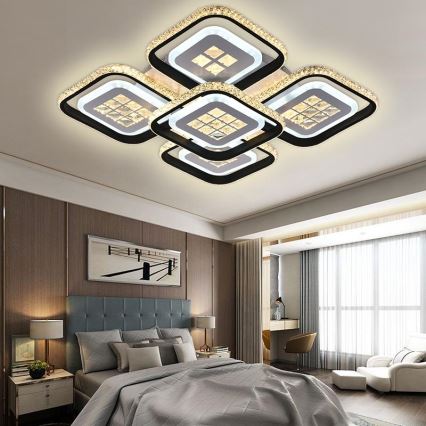 LED Dimbart takmonterat takarmatur LED/180W/230V 3000-6500K + fjärrkontroll