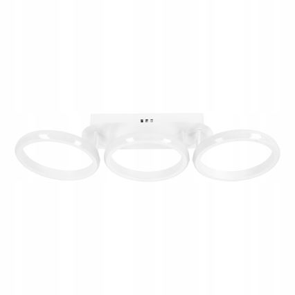 Dimbart LED-takarmatur LED/30W/230V 3000-6500K vit Wi-Fi Tuya + fjärrkontroll