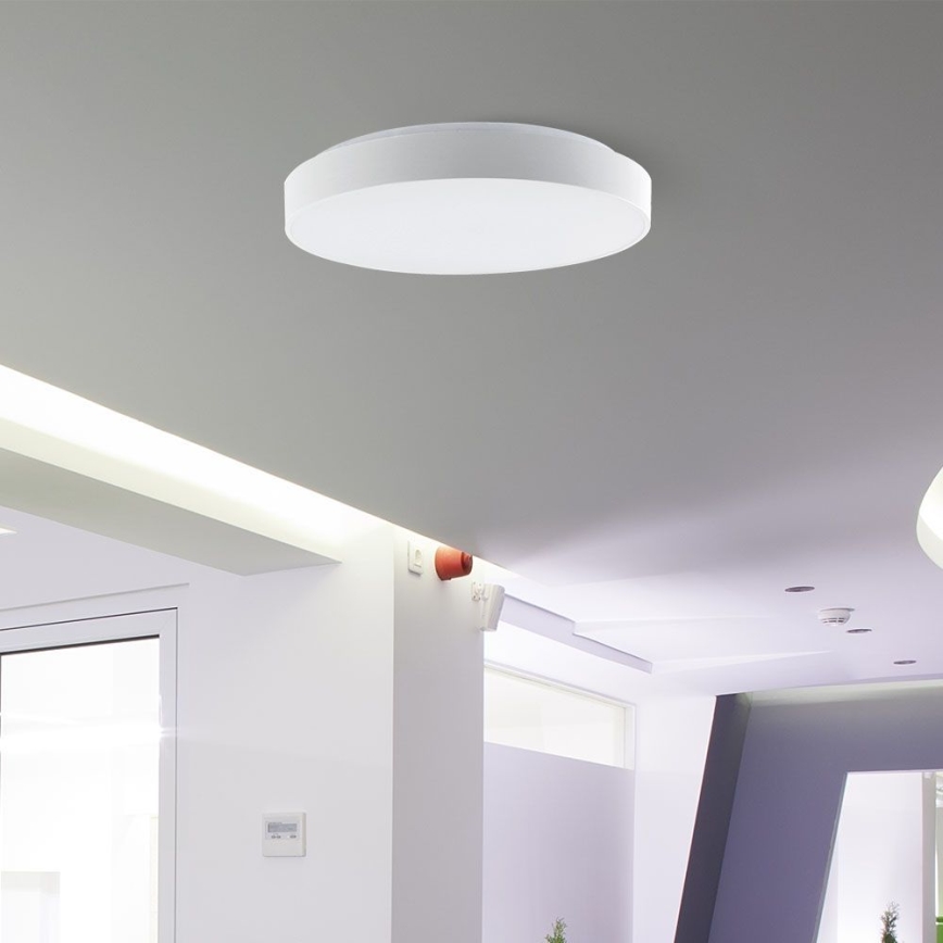 LED Dimbar taklampa LED/40W/230V 3000-6500K 39,5 cm vit + fjärrkontroll