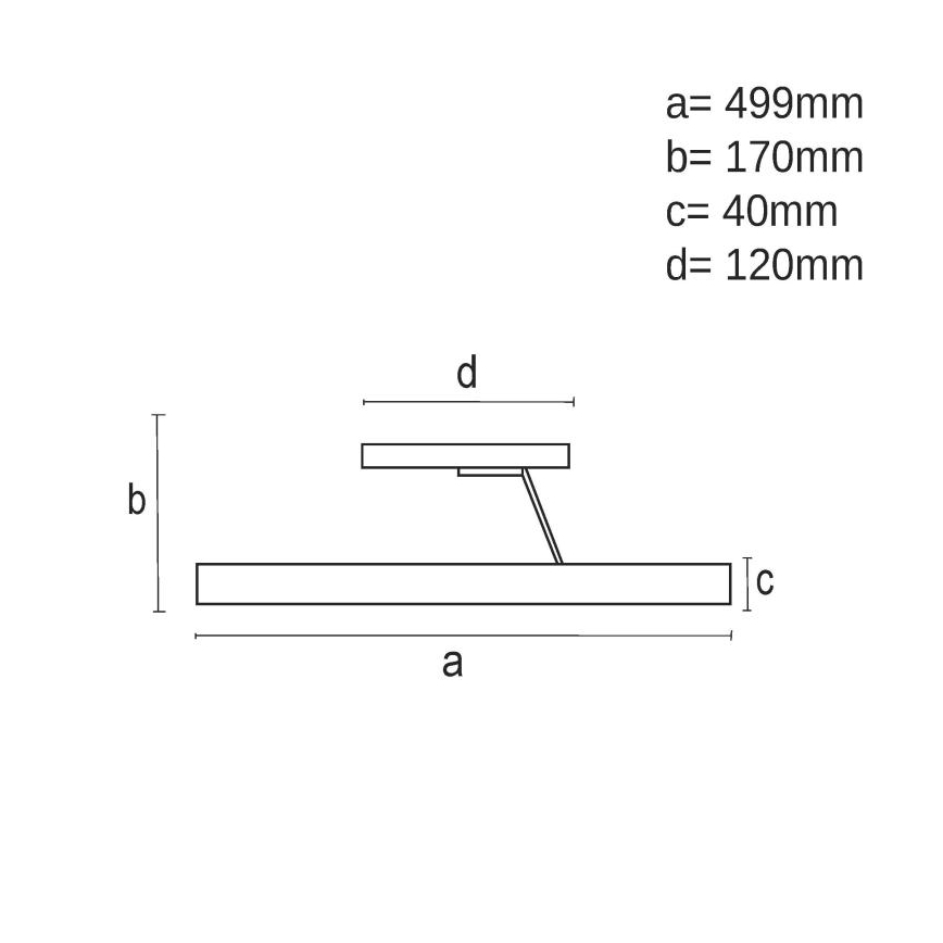 LED Dimbar taklampa LED/40W/230V 3000-6500K matt krom + fjärrkontroll