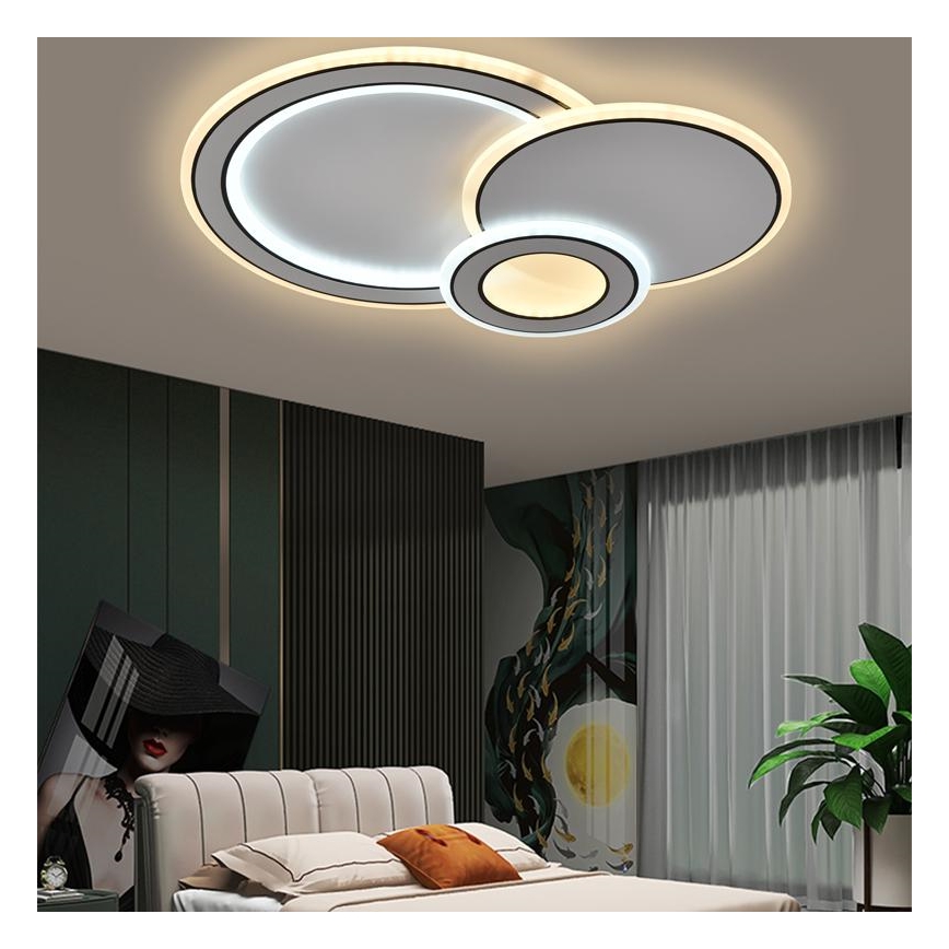 LED Dimbart takarmatur i tak 40W 230V 3000-6500K + fjärrkontroll